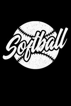 Paperback Softball: Lined A5 Notebook for SSoftball Journal Book