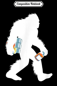 Composition Notebook: Bigfoot Pharmacist Cryptid Sasquatch Pharmacy Druggist  Journal/Notebook Blank Lined Ruled 6x9 100 Pages