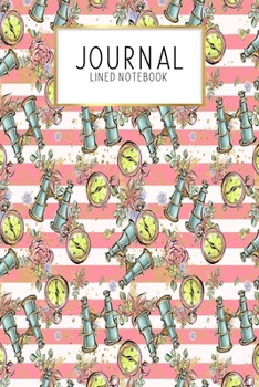 Journal Lined Notebook: Retro Hippie Wanderlust Travel | Blank Lined Journal | Gratitude Journal | 6" x 9" 100 Pg |Motivational Quotes | Self-Care | Diary | Gift