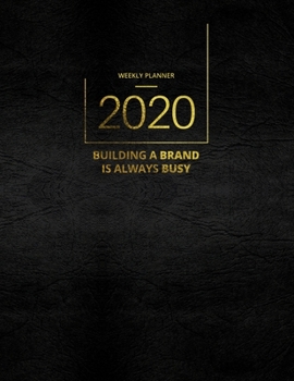 Paperback 2020 Weekly Planner: Year At A Glance And Vertical Dated Pages With To-Do List and More. Book