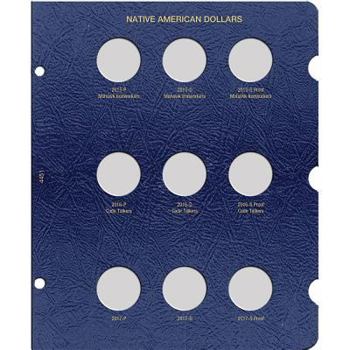 Misc. Native American Dollar Page, Dated 2015-2017 Book