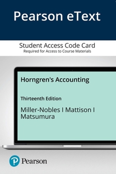 Misc. Horngren's Accounting Book