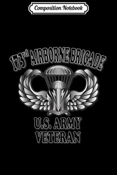 Composition Notebook: 173rd Airborne Brigade Veteran (Front Design)  Journal/Notebook Blank Lined Ruled 6x9 100 Pages