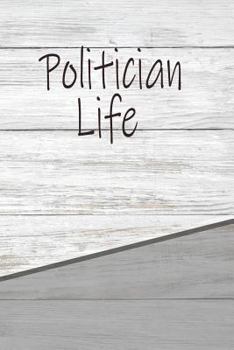 Paperback Politician Life: Personalized Rustic Isometric Dot Notebook 120 Pages 6x9 Book