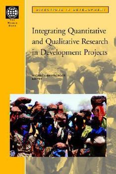 Paperback Integrating Quantitative and Qualitative Research in Development Projects Book