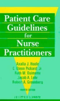 Paperback Patient Care Guidelines for Nurse Practitioners Book