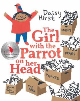 Hardcover The Girl with the Parrot on Her Head Book