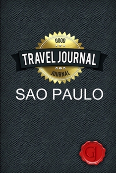 Paperback Travel Journal Sao Paulo Book