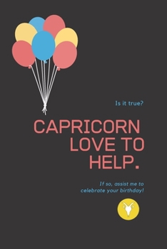 Paperback Capricorn Love to help: Lined Horoscope Notebook / Zodiac Journal Gift, 120 Pages, 6x9, Soft Cover, Matte Finish Book