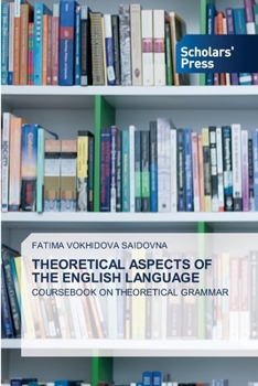 Paperback Theoretical Aspects of the English Language Book