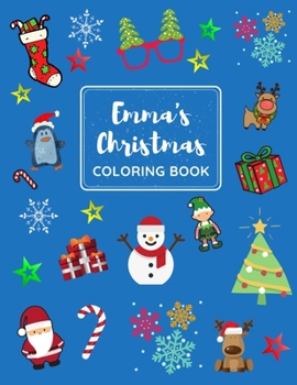 Paperback Emmas' Christmas Coloring Book