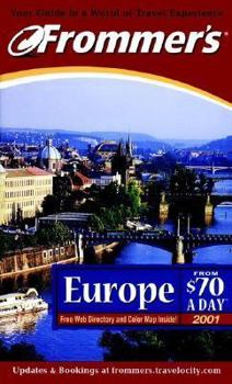 Paperback Frommer's Europe from $70 a Day 2001 Book