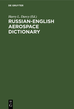 Hardcover Russian-English Aerospace Dictionary [German] Book