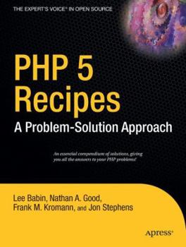 Paperback PHP 5 Recipes: A Problem-Solution Approach Book