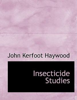Paperback Insecticide Studies Book