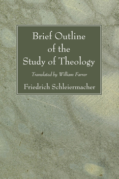 Paperback Brief Outline of the Study of Theology Book