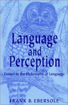 Paperback Language and Perception Book