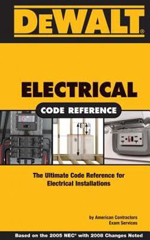 Spiral-bound Dewalt Electrical Code Reference Book