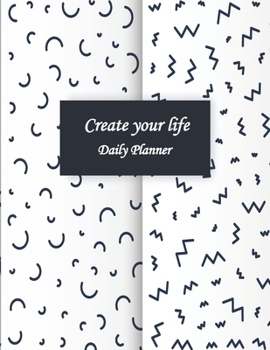 Paperback Daily Planner (53 weeks): Cool and Vintage Cover 8.5 X 11 in, large space to note and write your daily schedule as well as a to do list. Book