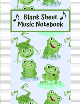 Blank Sheet Music Notebook: Music Manuscript Staff Paper for Musicians (108 pages, 12 staves per page)