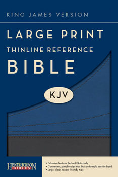 Imitation Leather Thinline Reference Bible-KJV-Large Print [Large Print] Book