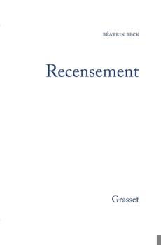 Paperback Recensement [French] Book