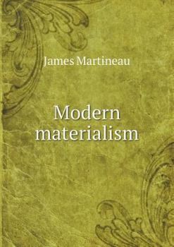 Paperback Modern materialism Book