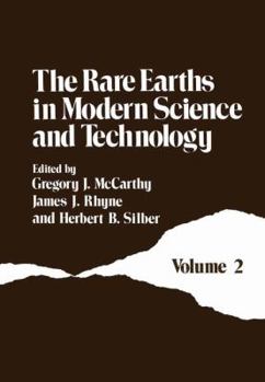 Paperback The Rare Earths in Modern Science and Technology: Volume 2 Book