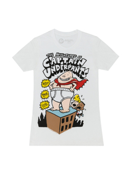 The Adventures of Captain Underpants Women's Crew T-Shirt X-Small