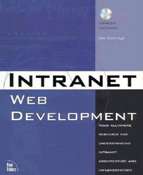 Paperback Intranet Web Development: With CDROM Book