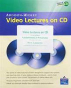 CD-ROM Video Lectures on CD with Optional Captioning for Fundamentals of Precalculus Book