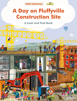Board book A Day on Fluffyville Construction Site: A Look and Find Book
