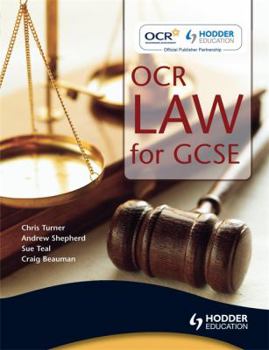 Paperback OCR Law for Gcse. by Andrew Shepherd, Sue Teal, Craig Beauman Book