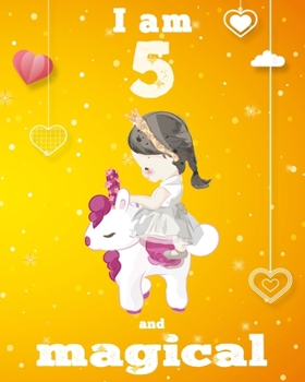 unicorn magical diary scholastic - unicorn journal i am 5 and magical: Notebook for Kids, coloring & Activity Book... 18 Adorable unicorn Designs, ... girls/ 5 Year Old Birthday Gift for Girls!