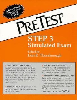 Paperback Pretest Simulated Exam: Step 3 Book