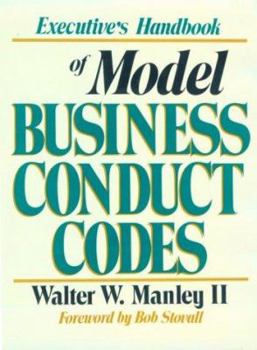 Hardcover Executive's Handbook of Model Business Conduct Codes Book