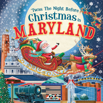 Hardcover 'Twas the Night Before Christmas in Maryland Book