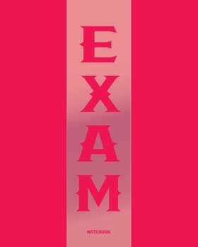 Paperback Exam - Time to Study no Time to Waste Notebook College Ruled Book