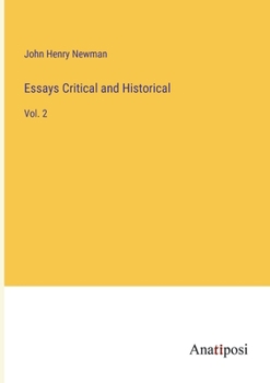 Paperback Essays Critical and Historical: Vol. 2 Book