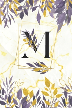 Paperback M: Daily Planner - Letterr M Monogram Planner - Great Letter M Gift Book
