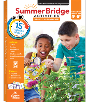 Paperback Summer Bridge Activities Spanish 4-5, Grades 4 - 5 [Spanish] Book