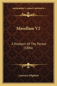 Paperback Masollam V2: A Problem Of The Period (1886) Book