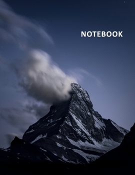 Paperback College Ruled Notebook: Famous mountain in Switzerland Useful Student Composition Book Daily Journal Diary Notepad for researching climbing th Book