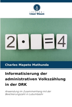 Paperback Informatisierung der administrativen Volkszählung in der DRK [German] Book
