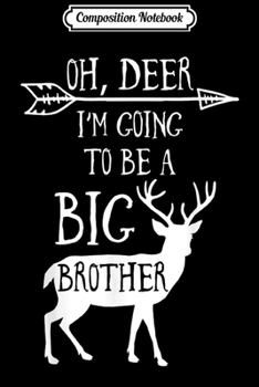 Composition Notebook: Oh Deer I'm Pregnant Christmas Pregnancy Baby Announcement  Journal/Notebook Blank Lined Ruled 6x9 100 Pages