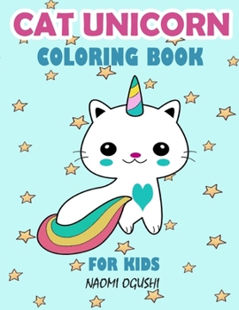 Paperback Cat Unicorn Coloring Book for kids Book