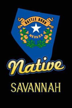 Paperback Nevada Native Savannah: College Ruled Composition Book