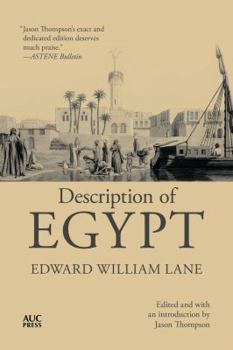 Paperback Description of Egypt: Notes and Views in Egypt and Nubia, 1825-28 Book