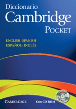 Paperback Diccionario Bilingue Cambridge Spanish-English Pocket Edition [With CDROM] Book