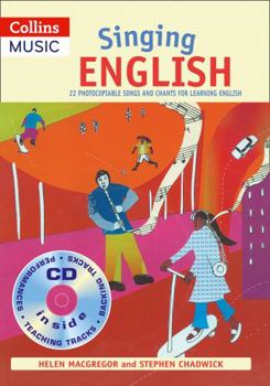 Paperback Singing English (Book + Audio): 22 Photocopiable songs and chants for learning English Book